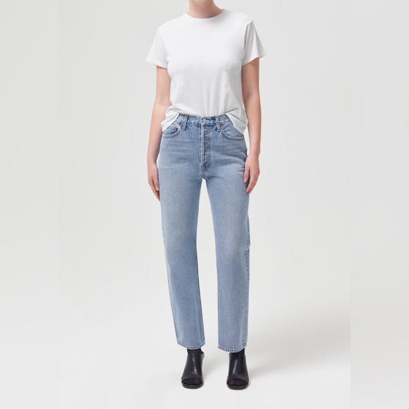 Agolde 90s Pinch Waist Jean Soundwave NWT - Picture 4 of 13